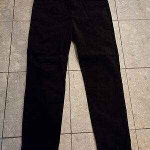 Women's Old Navy Black Velvet Pixie Pant - Size 8